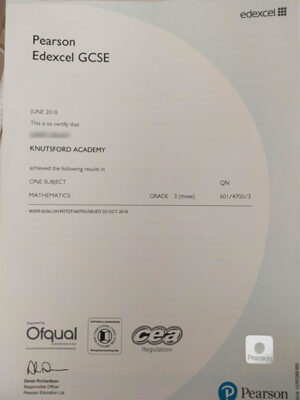 How to get the Pearson Edexcel GCSE Certificate?