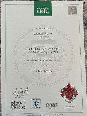 AAT Accounting Certificate Sample