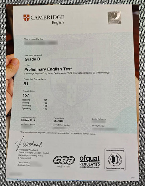Order Cambridge English Certificates - Image 3