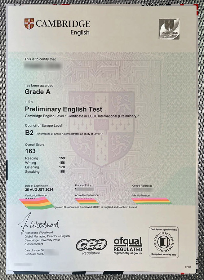 Order Cambridge English Certificates - Image 5