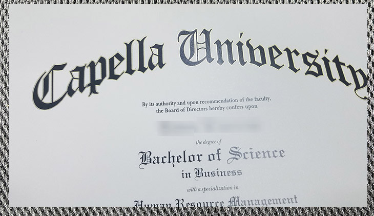 Please be sure to purchase a certificate diploma from Capella University. - Image 4
