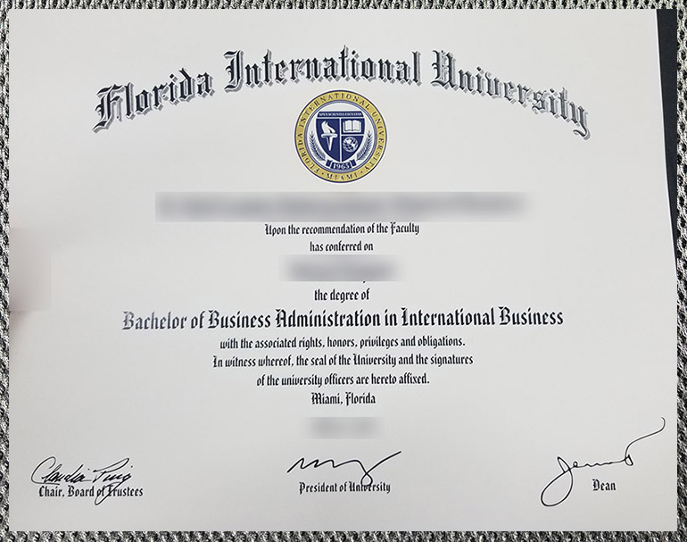 How much does it cost to purchase a degree certificate from Florida International University? - Image 3