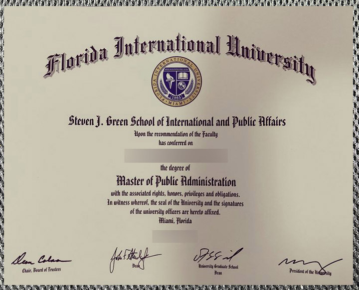 How much does it cost to purchase a degree certificate from Florida International University? - Image 6
