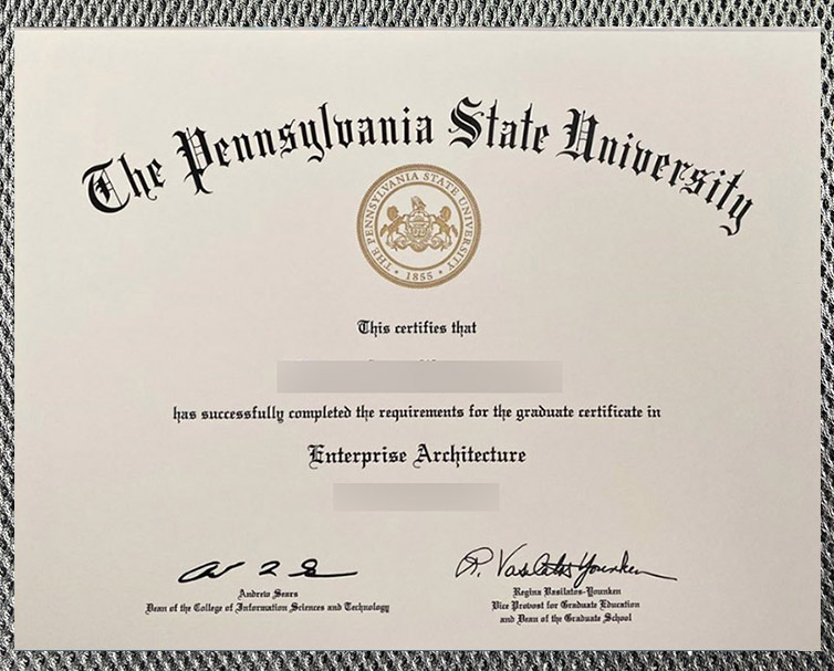 Order the Pennsylvania State University diploma certificate online - Image 2
