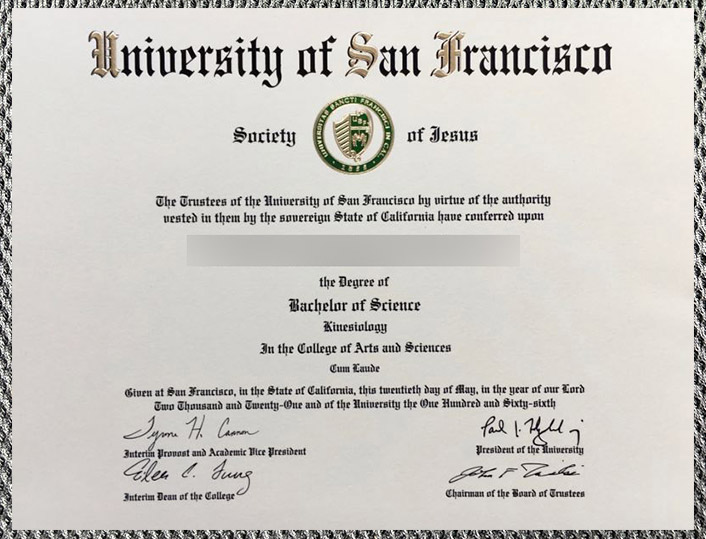 How can I order the diploma certificate from San Francisco University? - Image 5