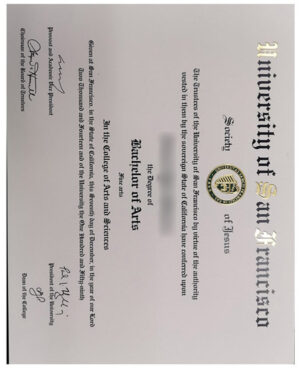 How can I order the diploma certificate from San Francisco University?