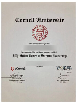 Where can I purchase a certificate from Cornell University?
