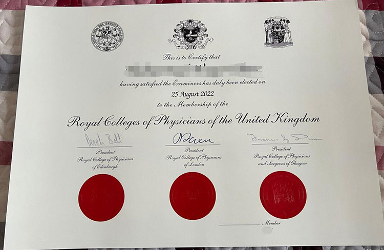 2022 MRCP Certificate Samples