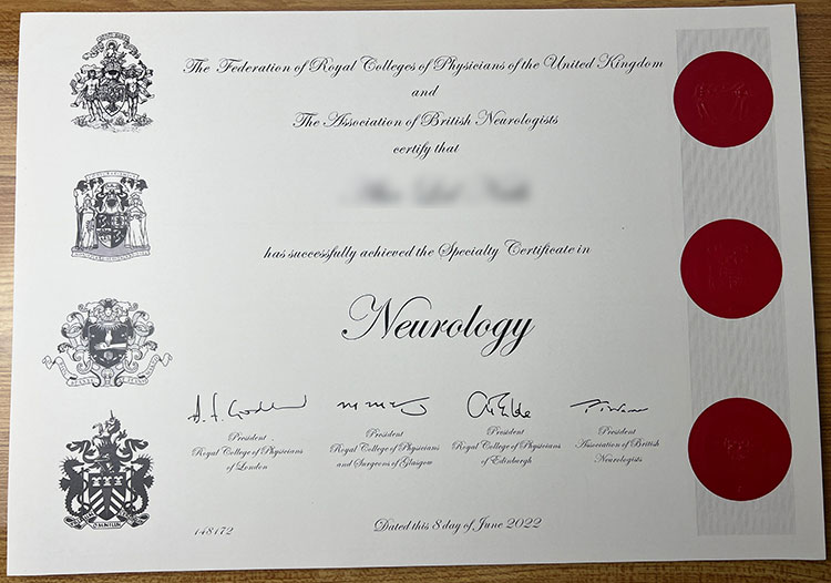 MRCP Certificates Samples