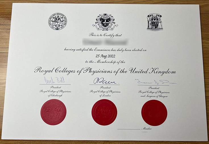 2022 MRCP Certificates Sample