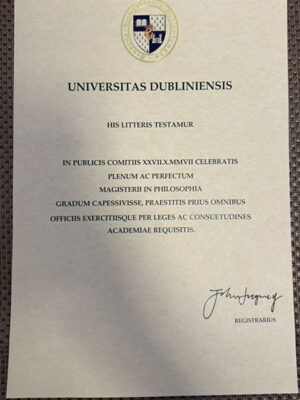How to order University of Dublin through our website？