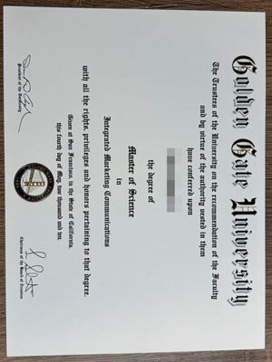 How to Order Golden Gate University Certificates？