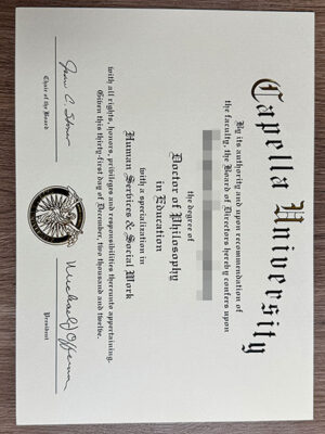 How do I obtain a Capella University certificate?