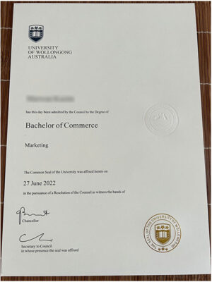 Which website can be used to purchase a UOW degree?