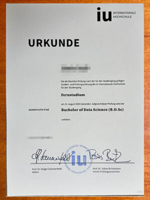 How do I get my IU 2026 Internationale Hochschule degree certificate?