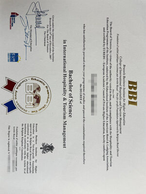 Purchase a certificate from HUB Brussels Business School online?