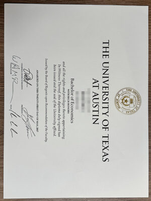 Purchase the latest 2026  UT-Austin University of Texas at Austin diploma certificate online？