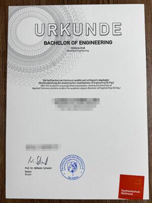 Can I purchase a certificate from Dortmund University of Applied Sciences online?