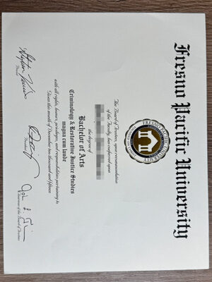 How to purchase a Fresno Pacific University Diploma (FPU) online?