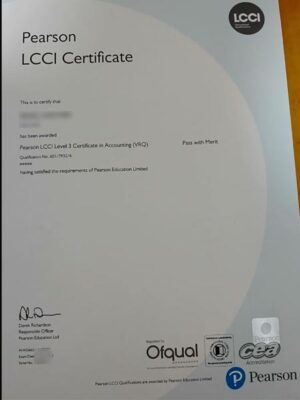 How much does it cost to purchase an LCCI certificate?