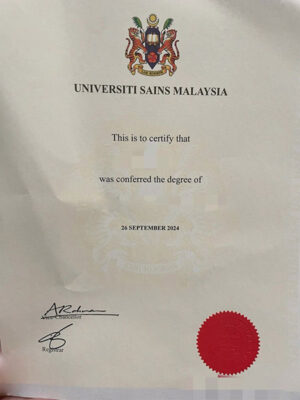 Where can I purchase a degree from the University of Science Malaysia?