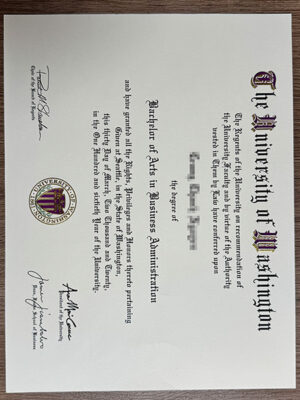How to purchase a sample of the Washington University diploma certificate