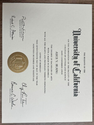 How to Order a Degree Certificate from the University of California