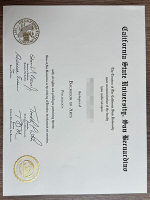 How to purchase the certificate from California State University, San Bernardino?