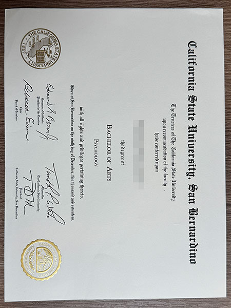How to purchase the certificate from California State University, San Bernardino?