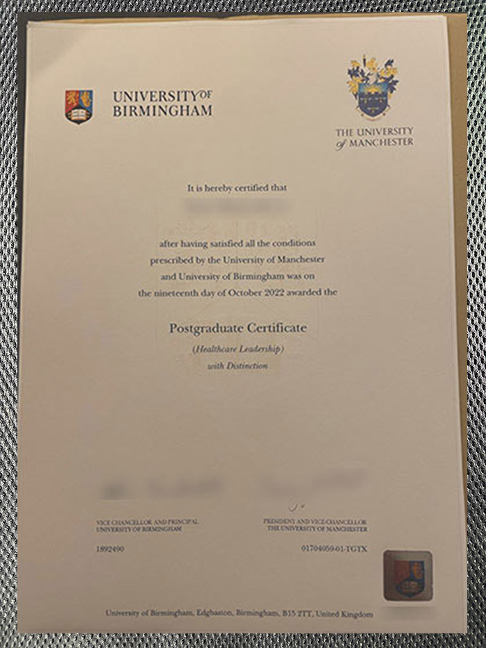 Order the degree diploma certificate of the University of Birmingham online - Image 5
