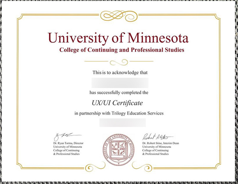 How can one obtain a certificate from the University of Minnesota? - Image 3