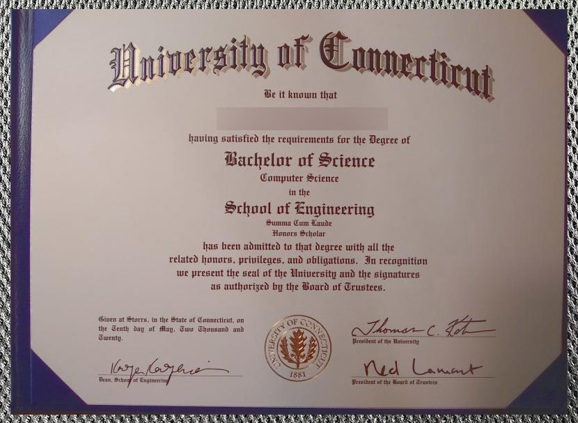 How much does it cost to purchase a certificate from the University of Connecticut? - Image 3
