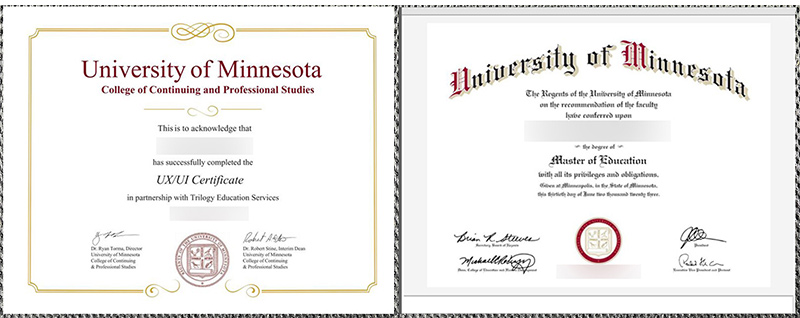 How can one obtain a certificate from the University of Minnesota? - Image 9