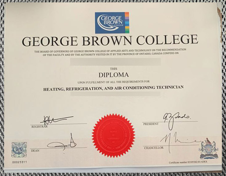 Certificate from George Brown College with Quality Assurance - Image 2
