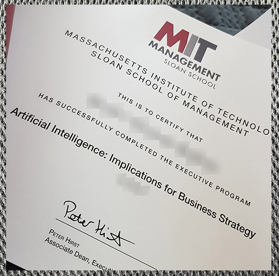 Please be sure to purchase a certificate from the Massachusetts Institute of Technology. - Image 3