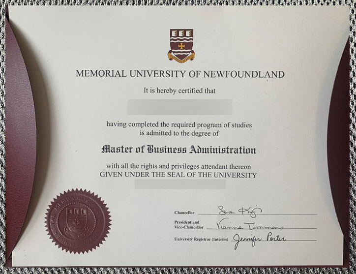 Certificate from Memorial University of Newfoundland - Image 3