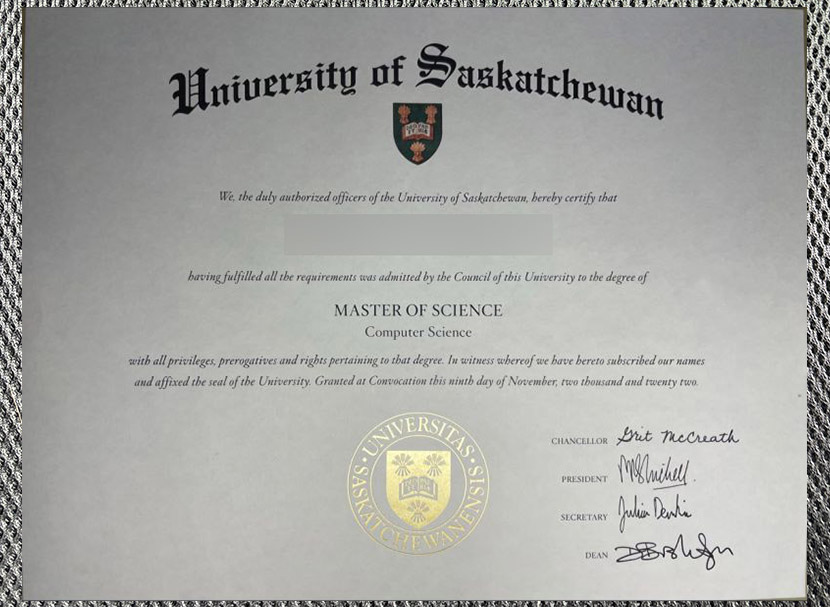 Renew the certificate of the University of Saskatchewan - Image 2