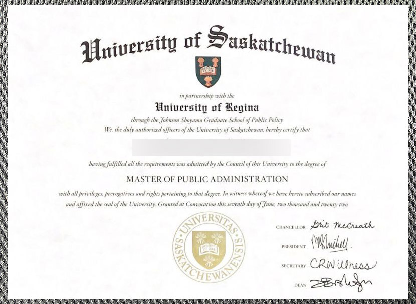 Renew the certificate of the University of Saskatchewan - Image 6