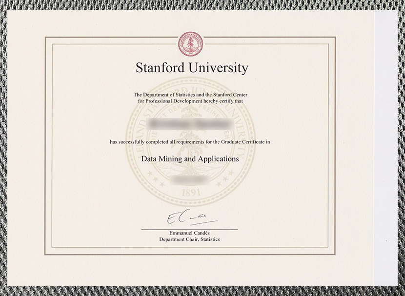 Please be sure to purchase a certificate from Stanford University. - Image 4