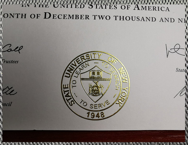 Latest sample display of certificates from the State University of New York - Image 5
