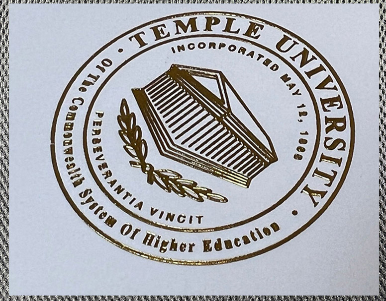 High-quality diploma - Temple University certificate - Image 7