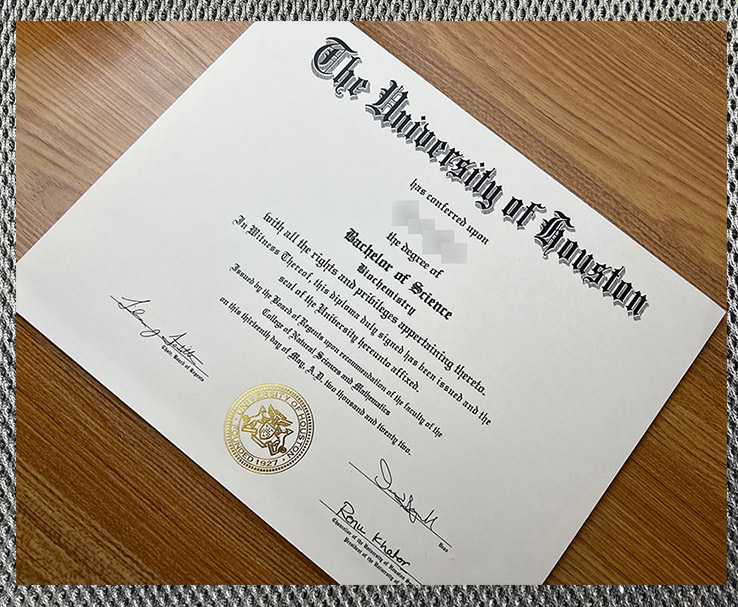 High-quality certificate from the University of Houston - Image 3