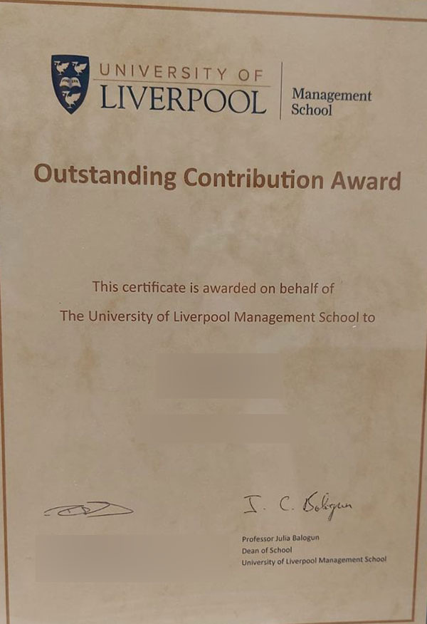 Order the Liverpool University certificate online - Image 3