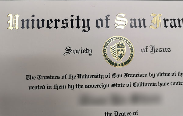 Latest sample of San Francisco University certificate - Image 7