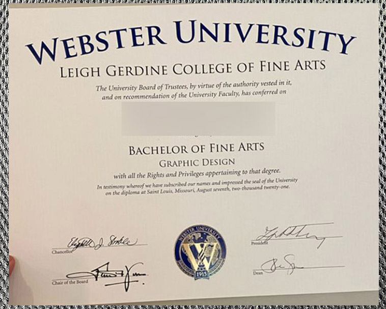 Do you need the certificate diploma from Webster University? - Image 7