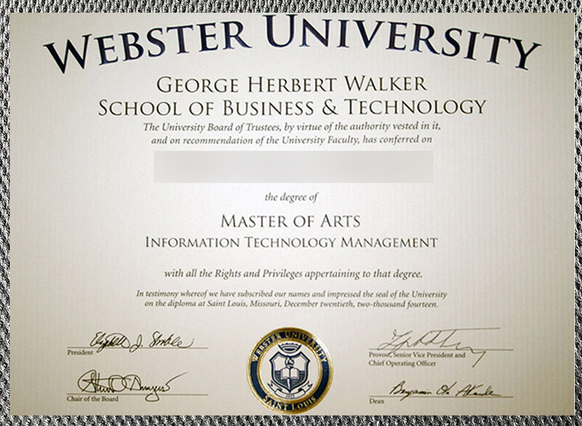 Do you need the certificate diploma from Webster University? - Image 9