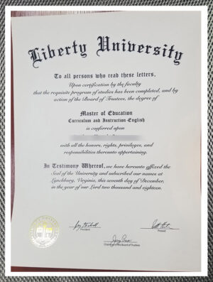 How to obtain a certificate diploma from Liberty University