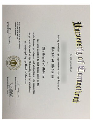 How much does it cost to purchase a certificate from the University of Connecticut?