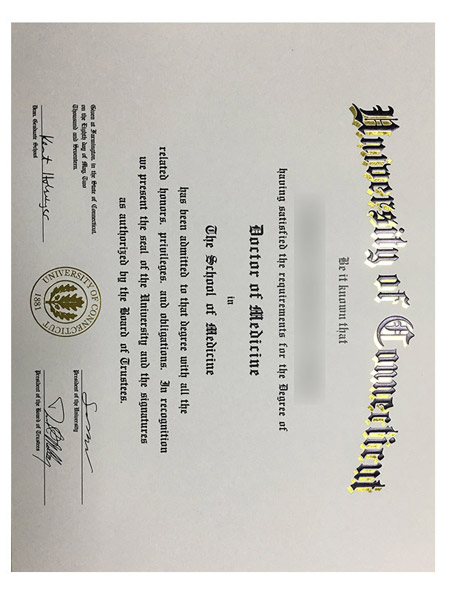 How much does it cost to purchase a certificate from the University of Connecticut?