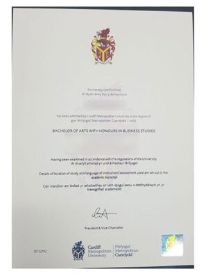 Is the certificate from Cardiff Metropolitan University expensive?